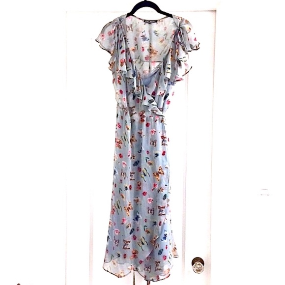 Betsey Johnson Dresses & Skirts - VTG Betsey Johnson Butterfly Wrap Dress 2002 Y2K